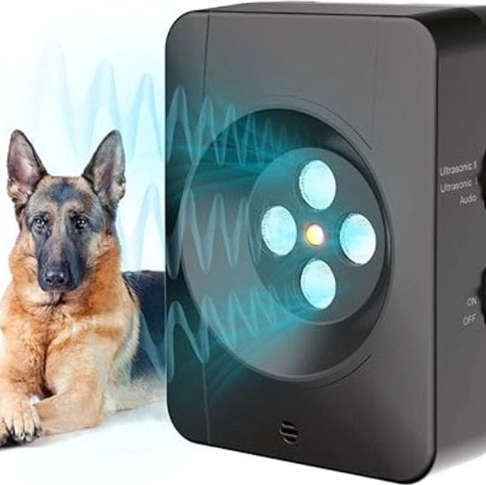 Ultrasuono per il Controllo del Blaf, 3 Modalità di Frequenza, Funzionamento Automatico e Impermeabile, Blocco del Blaf Sicuro e Umano per Cani di Tutto Tipo, Adatto per l'Uso Interno ed Esterno.