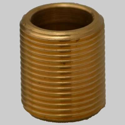 NIPLES TUTTO FILETTATO OTTONE GIALLO  1/2     MADE IN ITALY