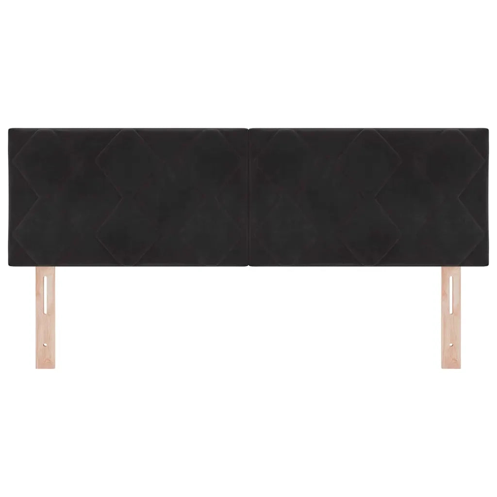 Testiera | Testata Nero 144 cm Velluto