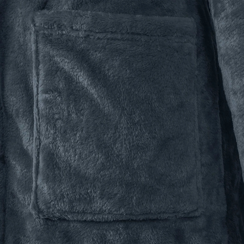 Accappatoio con Cappuccio Blu navy l Flanella CFW6801545