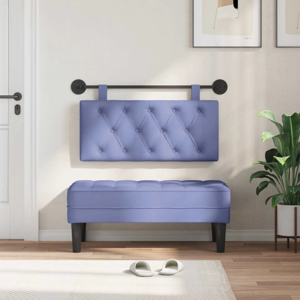 Testiera | Testata sospesa Blu jeans Tessuto