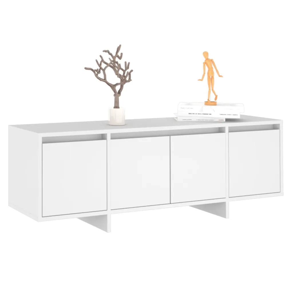 Mobile TV Bianco 120x30x40,5 cm in Truciolato 809575