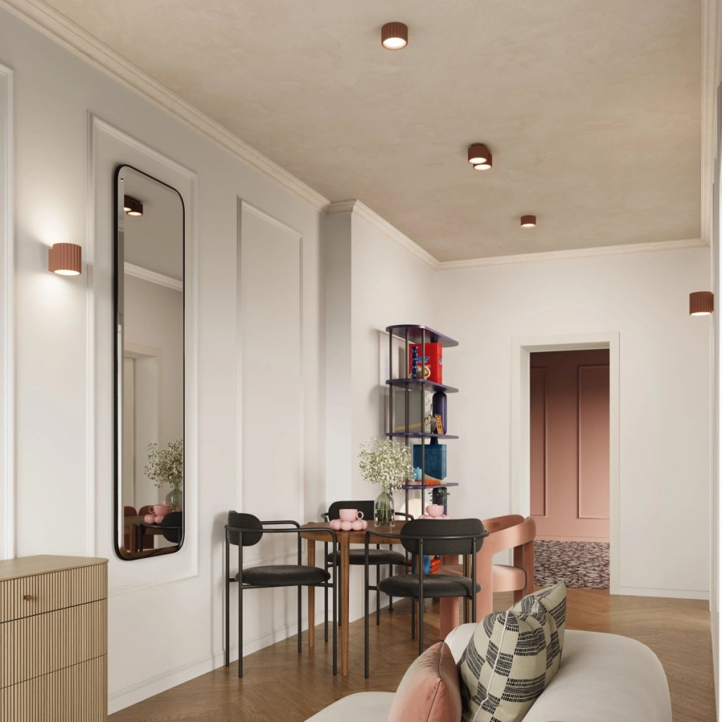 Lampada da soffitto AURA 1 moka Gx53