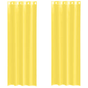 Tende in Voile con Occhielli 2 pz Giallo