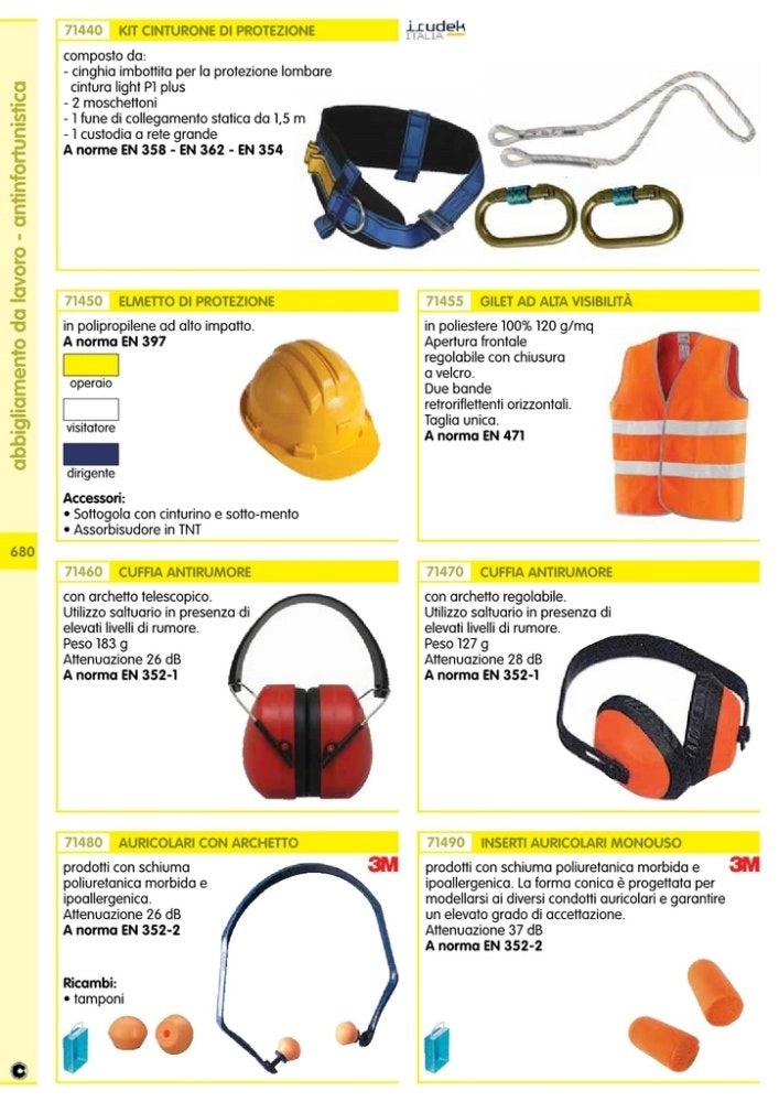 1pz cinturone di protezione c/corda + moschettone cod:ferx.25150