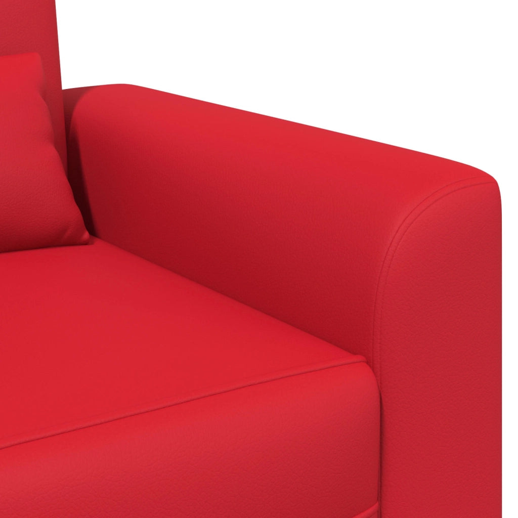 Poltrona Rosso Similpelle 42042471