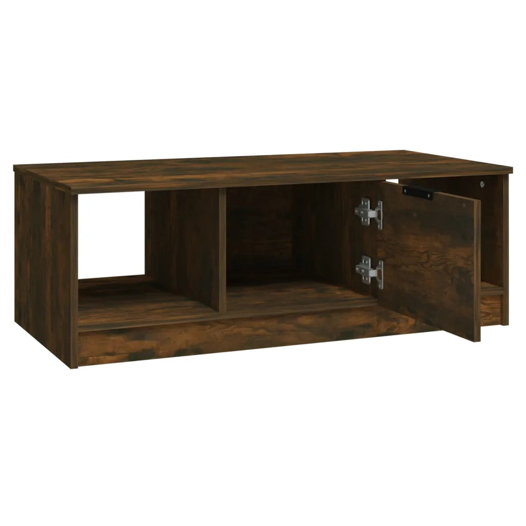 Tavolino da salotto | Tavolino da caff¨¨ | Tavolino da Soggiorno Rovere Fumo 102x50x36 cm Legno Multistrato