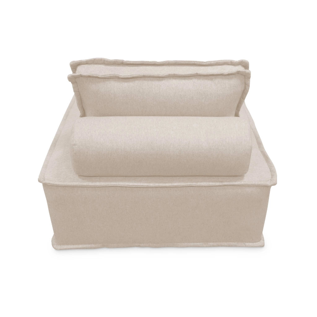 Modulo per divano modulare, 1 posto, crema