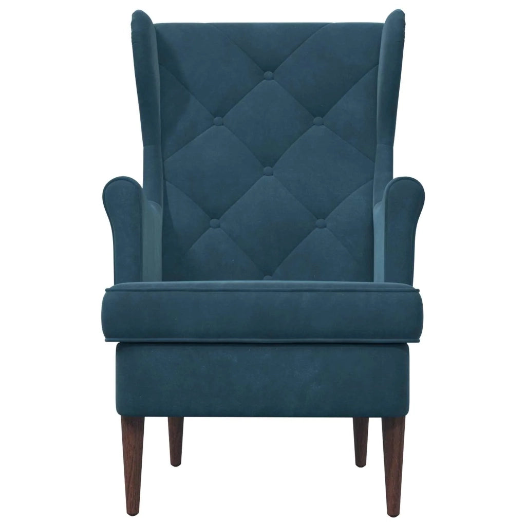 Poltrona Blu Velluto 42029915