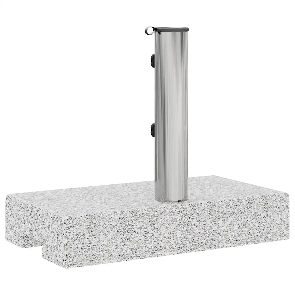 Base per Parasole-Base per ombrellone in Granito Rettangolare 25 kg