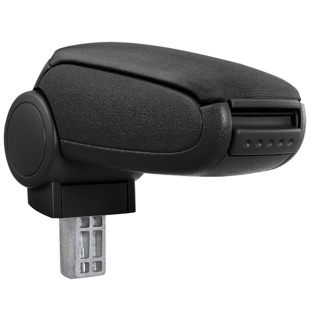 Bracciolo centrale per Fiat Grande Punto con vano imbottito in tessuto nero 03_0000446