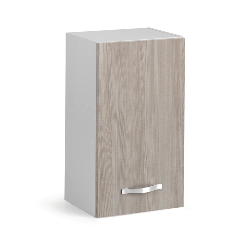 Pensile per cucina componibile da 40 cm con un’anta, realizzata in legno 100% MADE IN ITALY colore Olmo