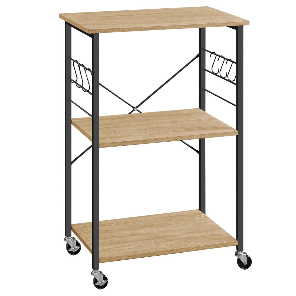 Carrello da Cucina Sonoma con Ruote e Ganci
