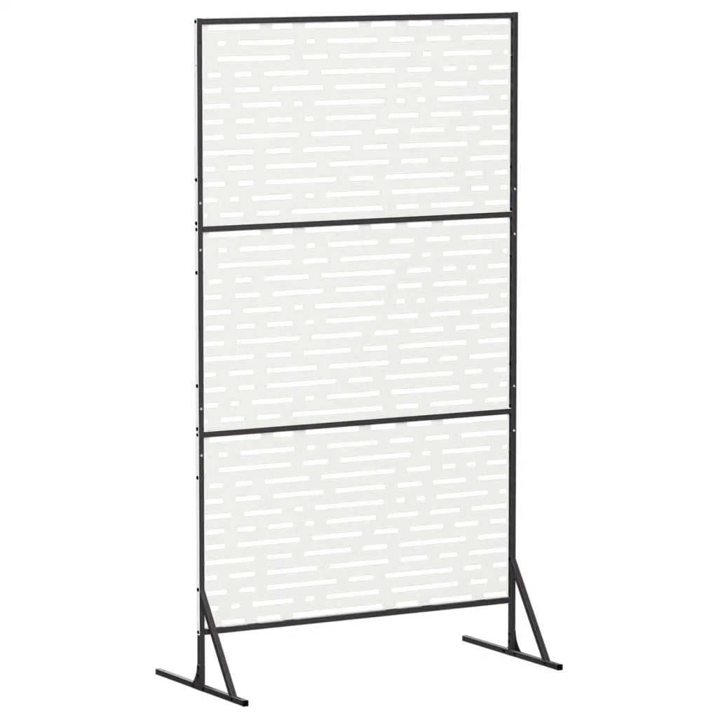 Schermo per Privacy 100 x 50 x 180 cm Acciaio Bianco 8013420