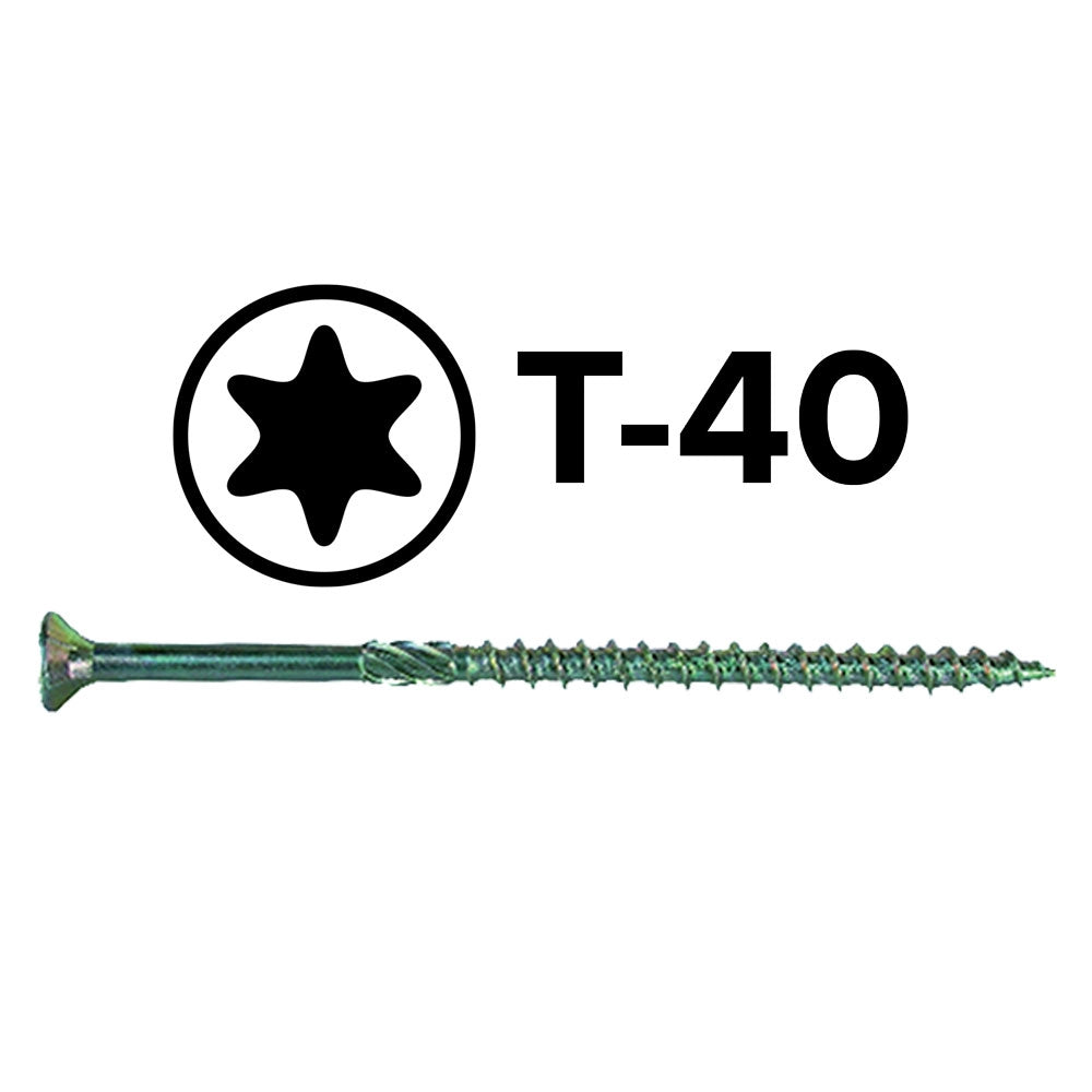 VITE PER LEGNO TSP 'PROFESSIONALE' mm 10 x 240 - Torx T-40- 50 pezzi  - FRIULSIDER