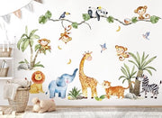 Decorazioni per Parete con Animali della Giungla