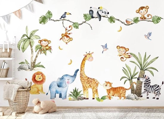 Decorazioni per Parete con Animali della Giungla
