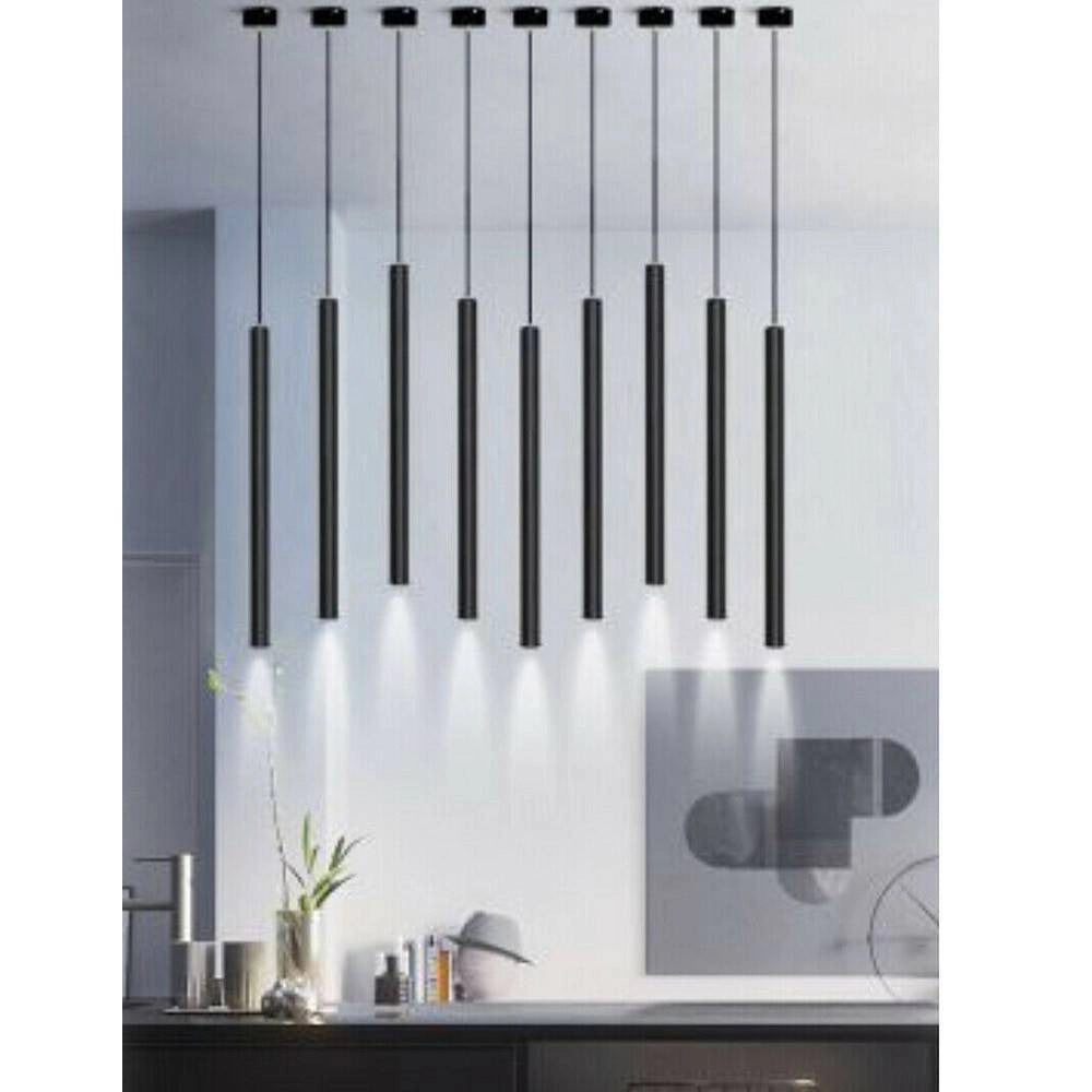 Trade Shop - Lampadario Da Soffitto Led 3 Watt Punto Luce Fredda Calda Naturale Nero A11-n -