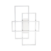 Plafoniera Moderna Frame Metallo Bianco Led 31W 3000K Luce Calda