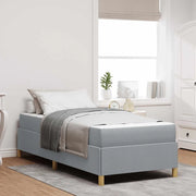 Struttura del letto Grigio chiaro 90 x 200 cm Tessuto 3398906