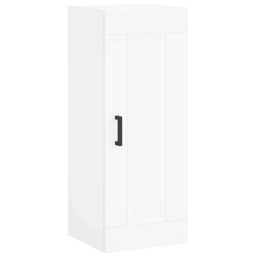 Credenza | Madia | Buffet da pranzo | Armadio da pranzo Bianca 34,5x34x180 cm in Legno Multistrato