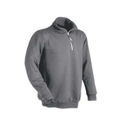 Felpa Zip Corta Grigio XL Verena Issa