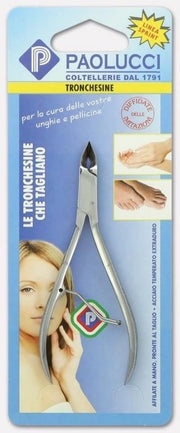 Tronchesina per pelli manicure in acciaio Paolucci