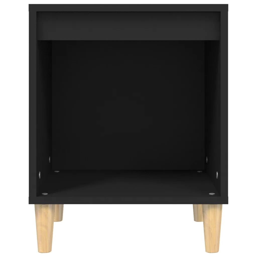 Set di 2 Comodini | Armadio da Notte | Mobiletto da notte Nero 40x35x50 cm