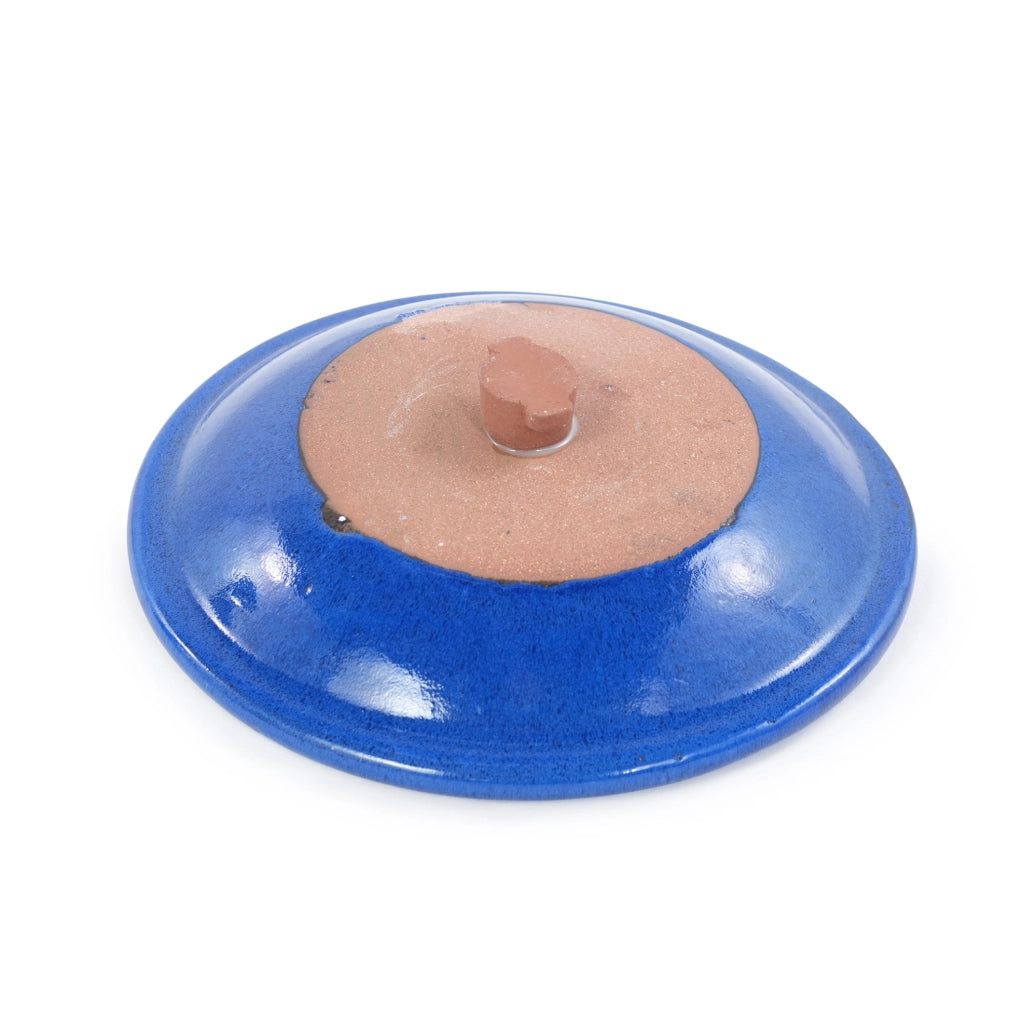 Bagnetto per uccelli in ceramica Ø 31;5 cm blu zaffiro resistente al gelo HOMVRA