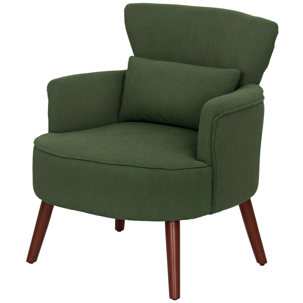 Poltrona ¨C Minimal ¨C Verde Tessuto