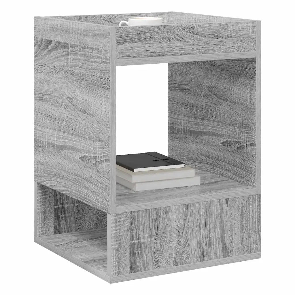 Tavolino 2 pcs Grigio Sonoma 40 x 40 x 56 cm Legno multistrato 890955