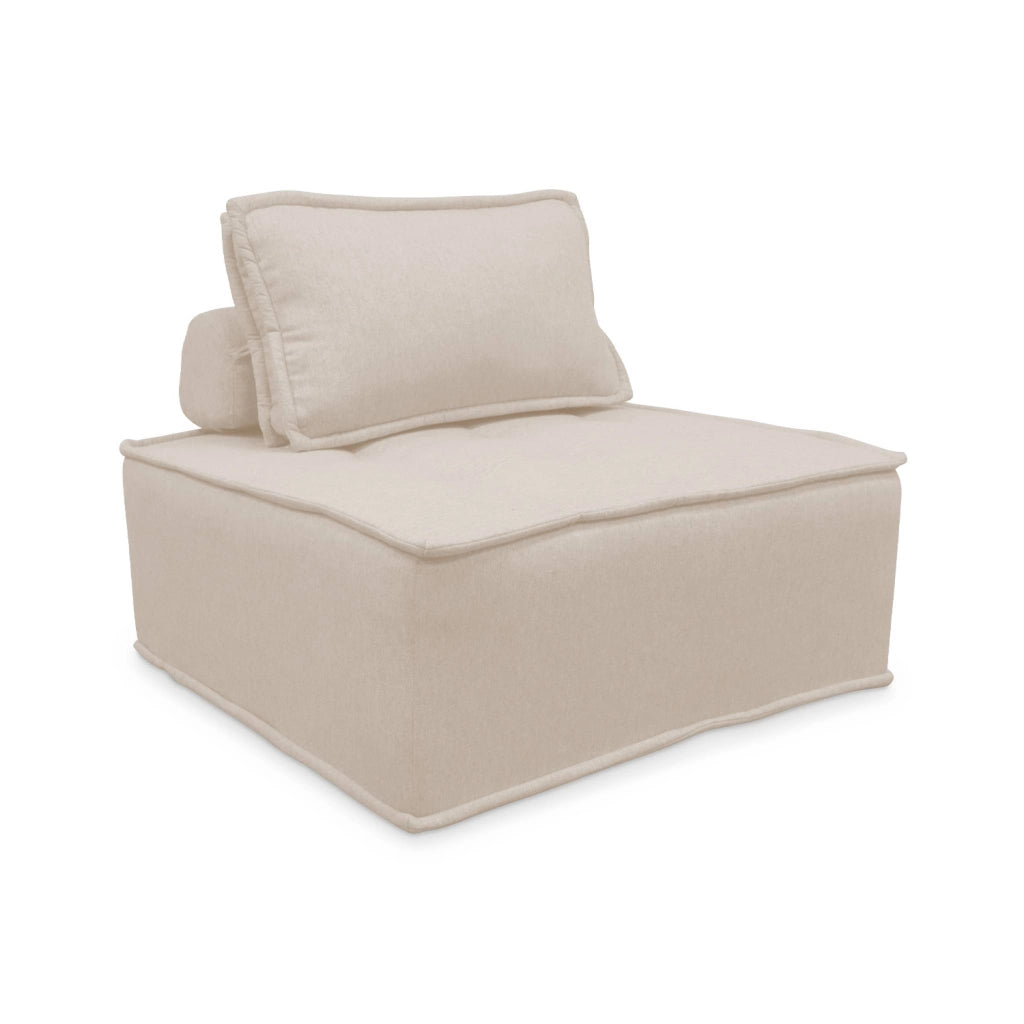 Modulo per divano modulare, 1 posto, crema