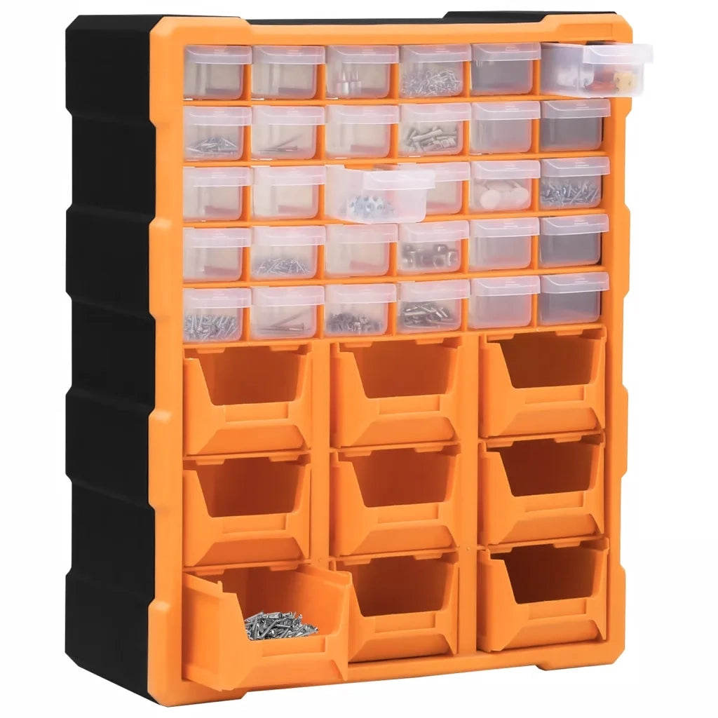 Mobile Contenitore con 39 Cassetti 38x16x47 cm 149603