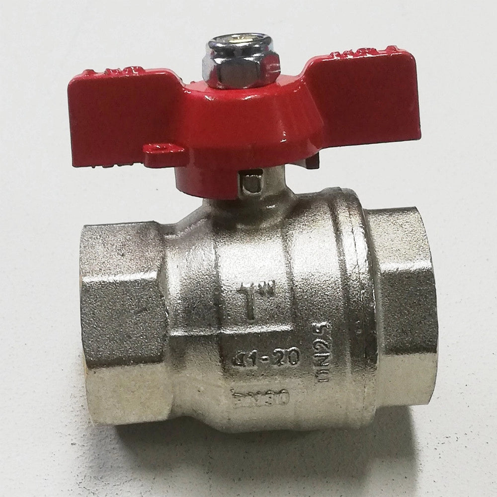 Enolgas valvola sfera saracinesca 1 ff leva corta rossa