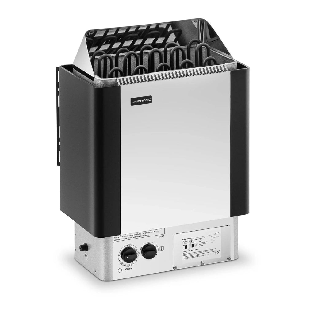 Stufa per sauna - 9 kW - da 30 a 110 °C - Unità di controllo inclusa 14_0007680