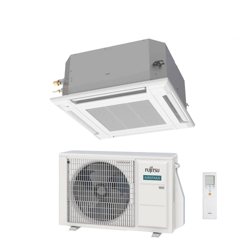 Condizionatore a Cassetta Fujitsu KV Eco 18000 Btu AUXG18KVLA R-32 Wi-Fi Optional con Griglia e Telecomando