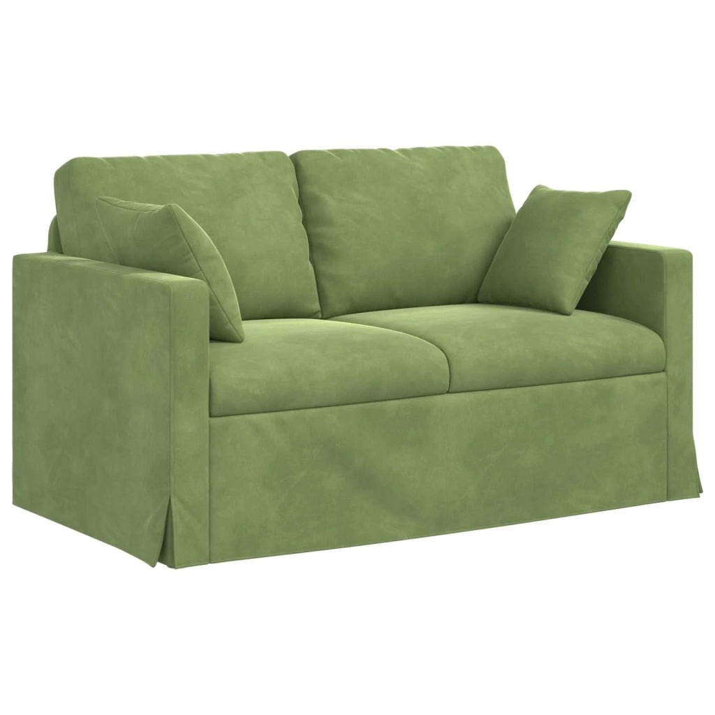 Set di divani 2 pcs Verde chiaro 138 x 78 x 80 cm Velluto 3407510