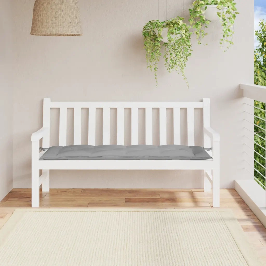 Cuscino per Panca | Cuscini per sedie Grigio 150x50x7 cm in Tessuto Oxford