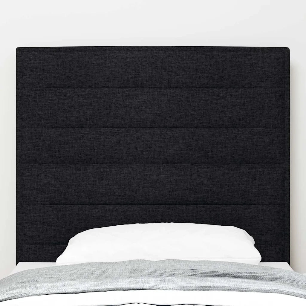 Testiera | Testata Nero 80 cm Tessuto