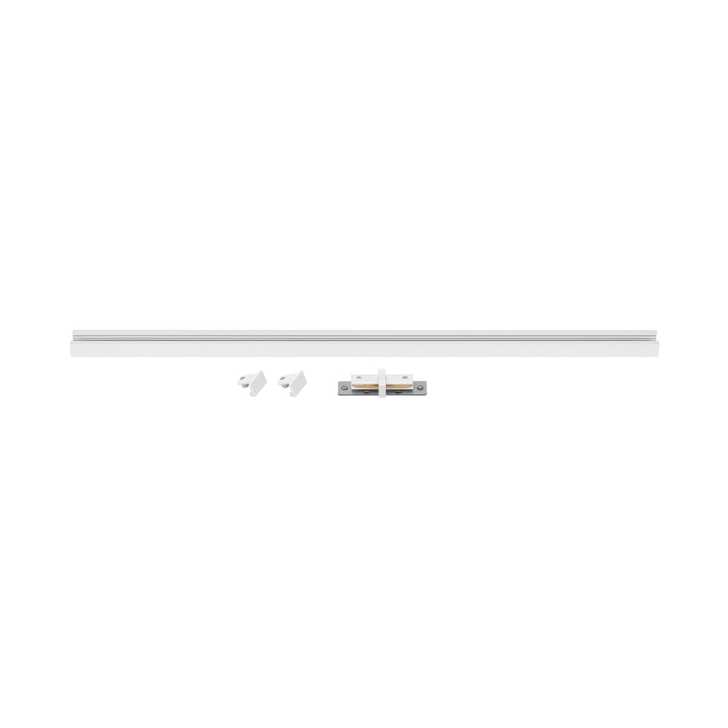 Alimentatore Rail Metallo Bianco Opaco 75cm