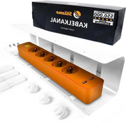 Set di gestione cavi per scrivania - Set di 2 - Bianco - 43 x 12 x 10 cm