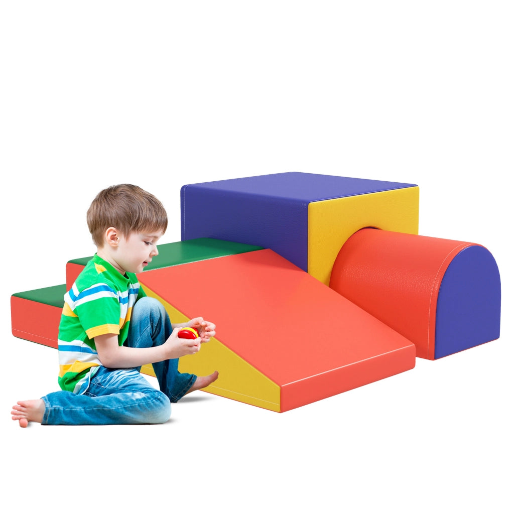 Set 4 blocchi morbidi per arrampicata e scivolo ¨C Minimal ¨C Multicolore