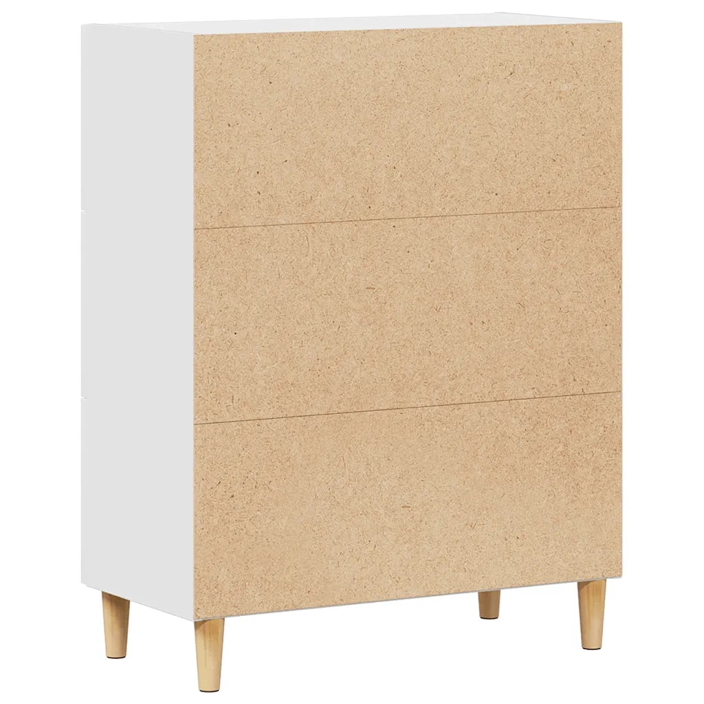 Credenza | Madia | Buffet da pranzo | Armadio da pranzo Bianca 69,5x34x90 cm in Legno Multistrato