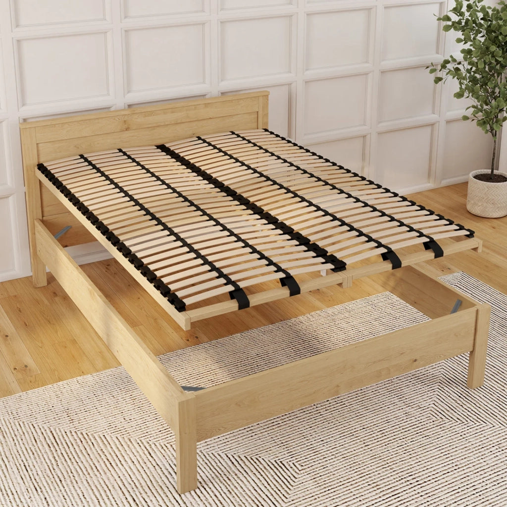 IDMarket - Rete a doghe regolabile - 5 zone comfort 140 x 190 cm