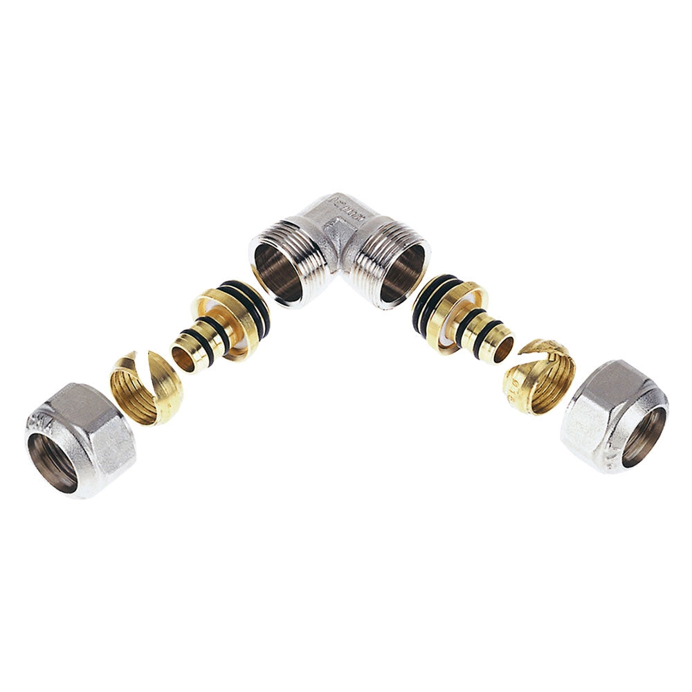 Raccordo a Stringere Curvo Doppio 16 X 16 Icma Art 533 543