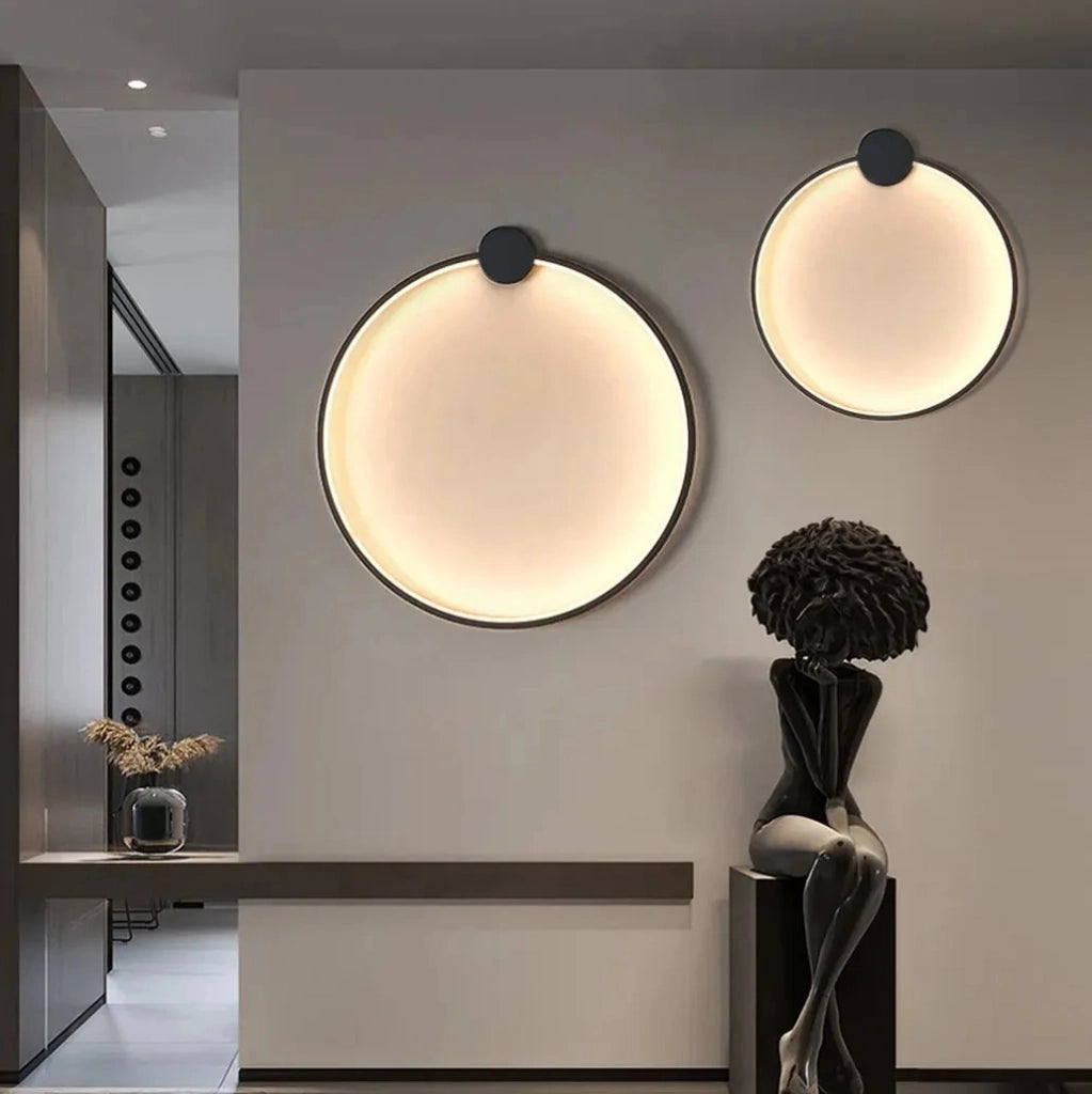 Lampada Da Parete Led App1383-cw Black 30cm