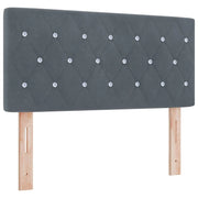 Testiera | Testata Grigio scuro 90 cm Velluto