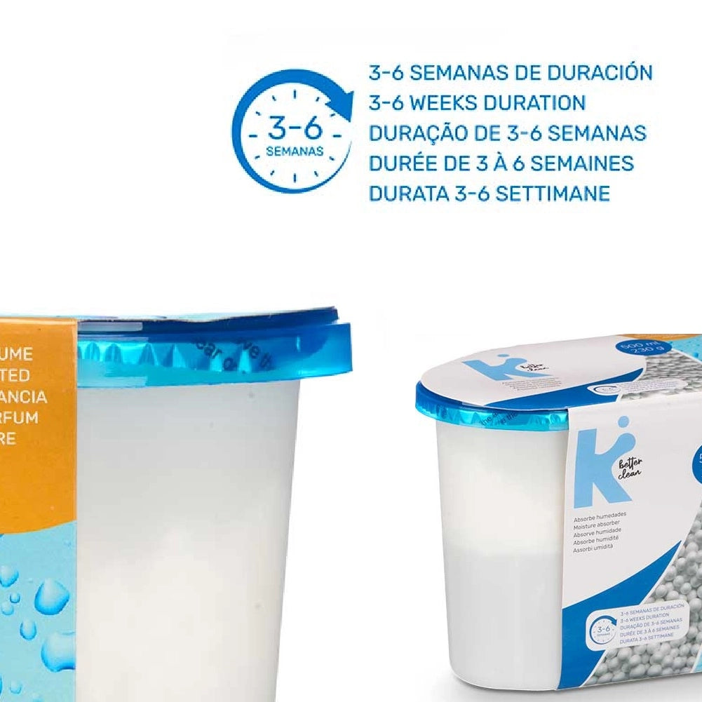 Deumidificatore Casa Portatile 6pz 500ml contro Muffa Assorbi Umidità Aria pura
