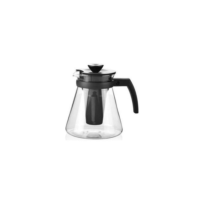 Tescoma 646622 Teo Teiera con Filtro Infusore 1.25 L Vetro Borosilicato colore Trasparente
