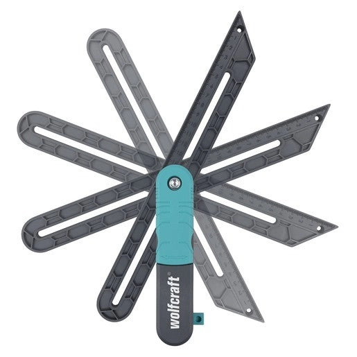 Wolfcraft Guida Angolare con Tracciatore per Posa Pavimenti e Laminati – 6958000